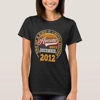 Fantastisk sedan december 2012 10:e födelsedagen 1 t shirt