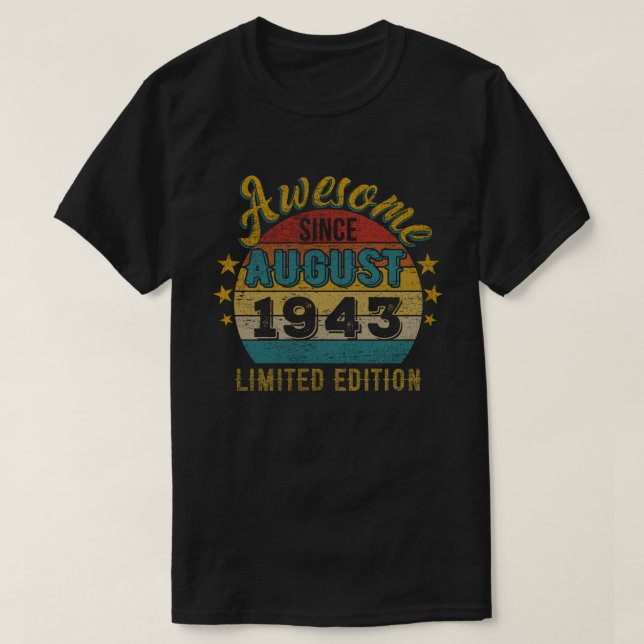 fantastisk sedan den begränsada utgåvan 1943 t shirt (Design framsida)