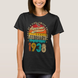 Fantastisk sedan februari 1938 85 år gammal 85:e f t shirt