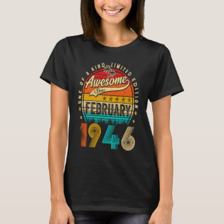 Fantastisk sedan februari 1946 77 år gamla 77:e få t shirt