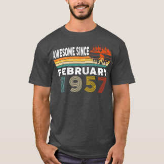 Fantastisk sedan februari 1957 t shirt