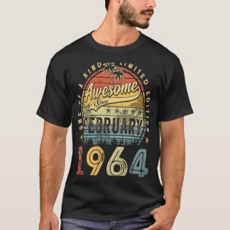 Fantastisk sedan februari 1964 59 år gammal 59:e f t shirt