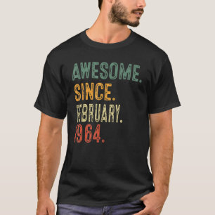 Fantastisk sedan februari 1964 59:e födelsedagspre t shirt