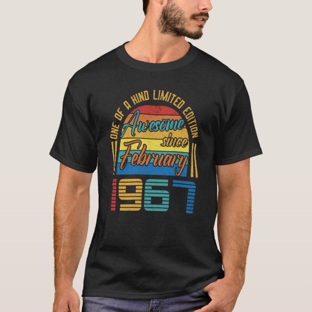 Fantastisk sedan februari 1967 56 år gamla 56:e få t shirt (Framsida)