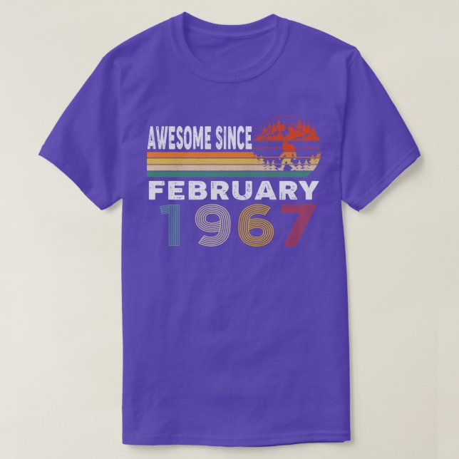 Fantastisk sedan februari 1967 t shirt (Design framsida)
