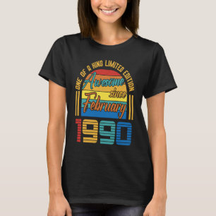 Fantastisk sedan februari 1990 33 år gamla 33:e få t shirt