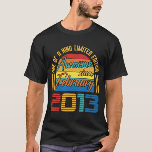 Fantastisk sedan februari 2013 10 år gammal 10:e f t shirt