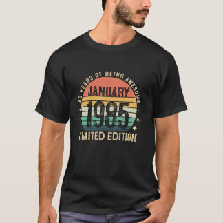 Fantastisk sedan januari 1985 40 år gammal 40:e fö t shirt