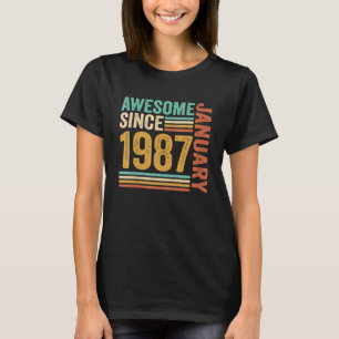Fantastisk sedan januari 1987 36:e födelsedagen 36 t shirt