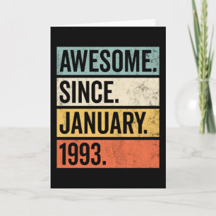 Fantastisk sedan januari 1993 kort