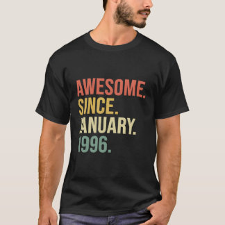 Fantastisk sedan januari 1996 24 år gammal 24:e fö t shirt