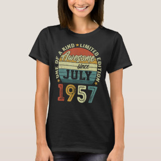 Fantastisk sedan juli 1957 65 år gamla 65ens födel t shirt