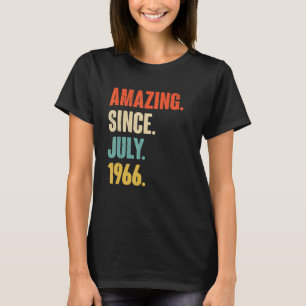 Fantastisk sedan juli 1966 56 år gammal gåva 56:e t shirt
