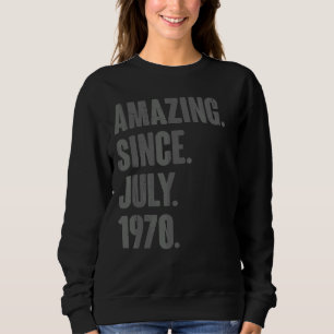Fantastisk sedan juli 1970 52 år gammal 52:a födel t shirt