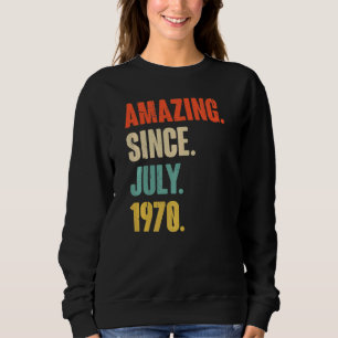 Fantastisk sedan juli 1970 52 år gammal 52:a födel t shirt