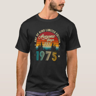 Fantastisk sedan juli 1975 47:e födelsedagen 47 år t shirt