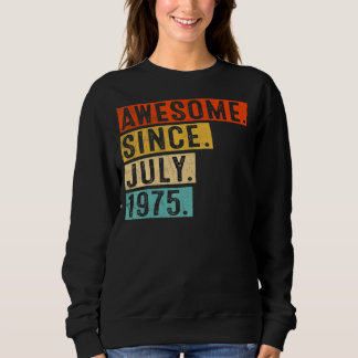 Fantastisk sedan juli 1975 Vintage 47:e födelsedag T Shirt