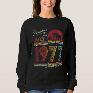 Fantastisk sedan juli 1977 45 år 45 födelsedagar t shirt