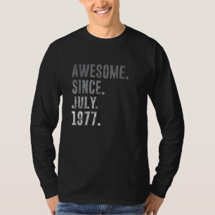 Fantastisk sedan juli 1977 45:e födelsedagen Vinta T Shirt