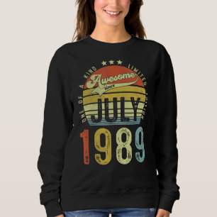 Fantastisk sedan juli 1989 Vintage 33:e födelsedag T Shirt