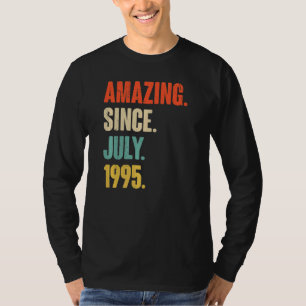 Fantastisk sedan juli 1995 27 år gammal 27:e födel t shirt