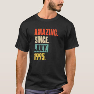 Fantastisk sedan juli 1995 27 år gammal 27:e födel t shirt