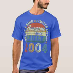 Fantastisk sedan juli 2004 18 år gammal 18:e födel t shirt