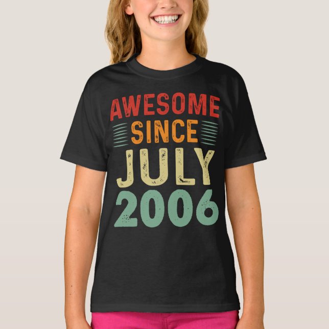 Fantastisk sedan juli 2006 t shirt (Framsida)