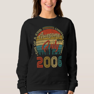 Fantastisk sedan juli 2006 Vintage 16:e födelsedag T Shirt