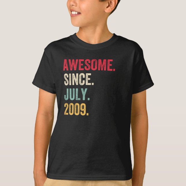 Fantastisk sedan juli 2009 t shirt (Framsida)