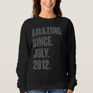 Fantastisk sedan juli 2012 10-årsjubileum t shirt