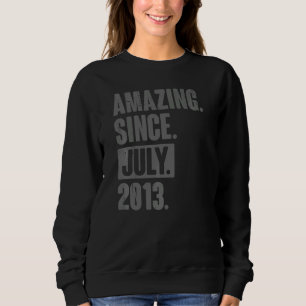 Fantastisk Sedan juli 2013 9-årsdagen T Shirt