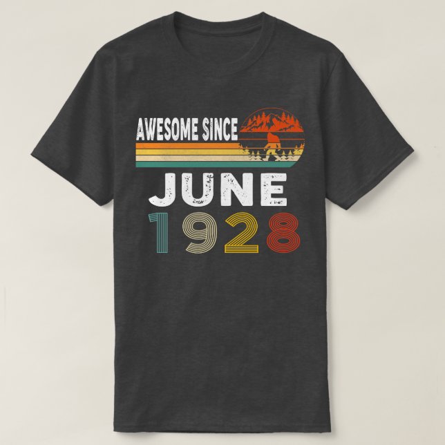 Fantastisk sedan juni 1928 t shirt (Design framsida)