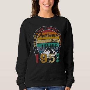 Fantastisk sedan juni 1952 70 år gammal 70:e födel t shirt