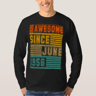 Fantastisk sedan juni 1956 Vintage 66 Manar och kv T Shirt