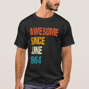 Fantastisk sedan juni 1964 58:e födelsedagen 58 år t shirt