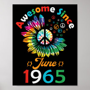 Fantastisk sedan juni 1965, är en märklig födelsed poster