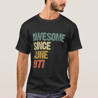 Fantastisk sedan juni 1977 42 år gammal 42 år t shirt
