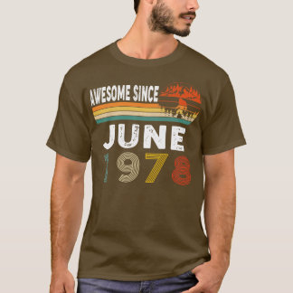 Fantastisk sedan juni 1978 t shirt