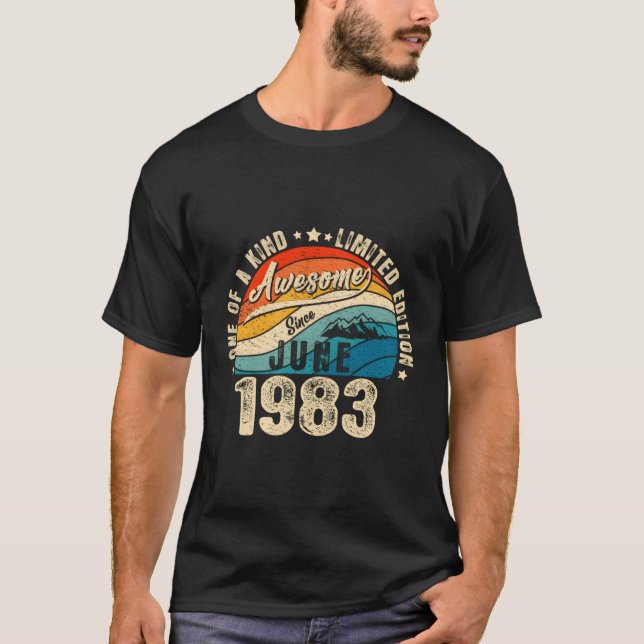 Fantastisk sedan juni 1983 40 40 t shirt (Framsida)