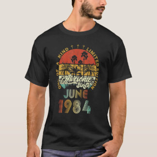 Fantastisk sedan juni 1984 38 år gammal 38:e födel t shirt