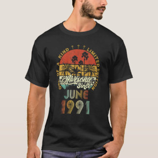 Fantastisk sedan juni 1991 31 år gamla 31ans födel t shirt