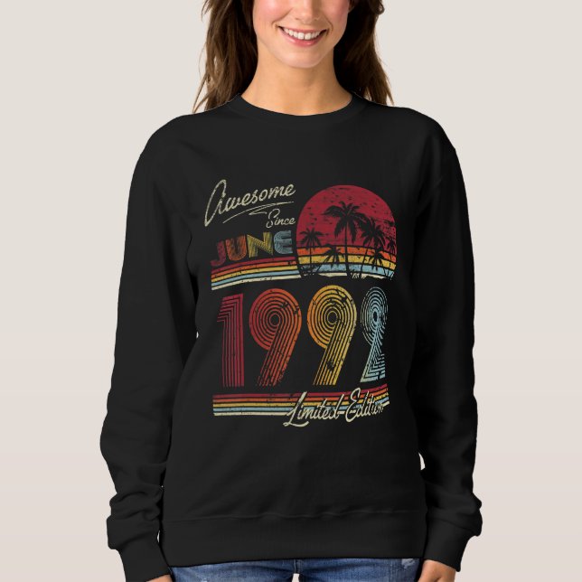 Fantastisk sedan juni 1992 30 år 30års födelsedag t shirt (Framsida)