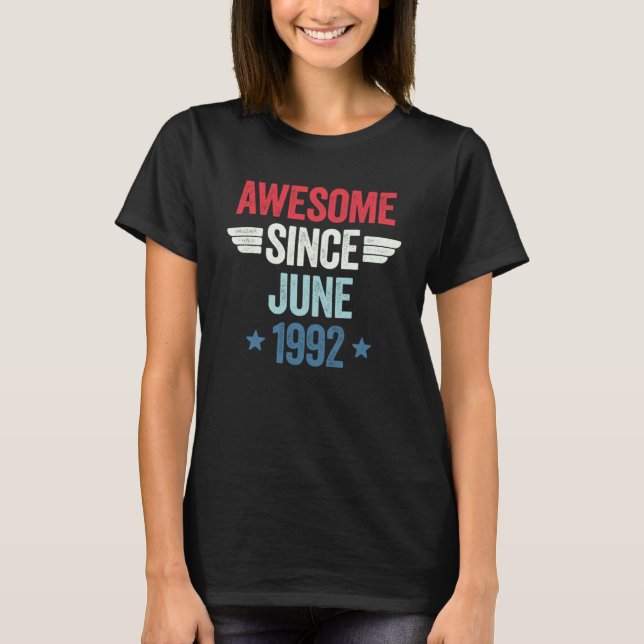 Fantastisk sedan juni 1992 t shirt (Framsida)