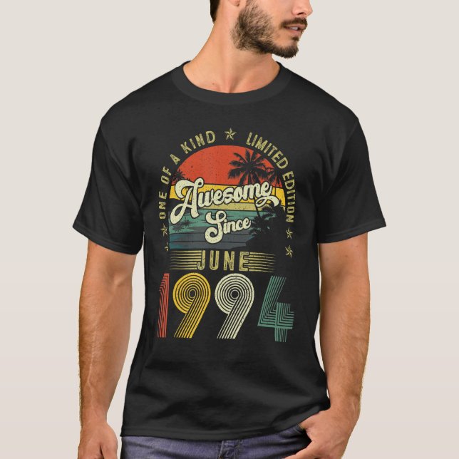 Fantastisk sedan juni 1994 29:e födelsedagen under t shirt (Framsida)
