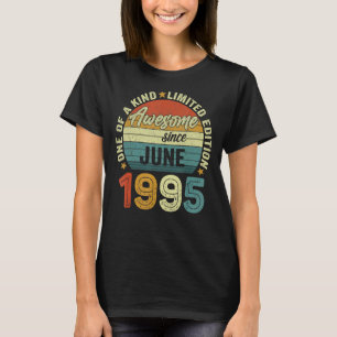 Fantastisk sedan juni 1995 27 år gammal 27:e födel t shirt
