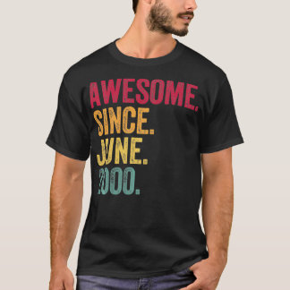 Fantastisk sedan juni 2000 22:a födelsedagserbjuda t shirt