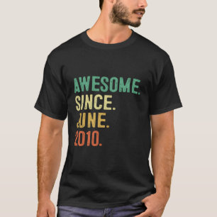 Fantastisk sedan juni 2010 13:e 13 t shirt