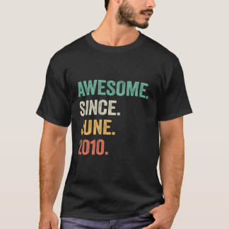 Fantastisk sedan juni 2010 13:e 13 t shirt