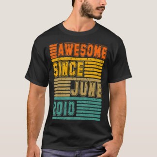 Fantastisk sedan juni 2010 Vintage Manar och kvinn T Shirt